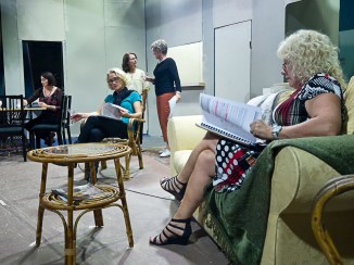 Lotsa dog-eared scripts and highlighter!