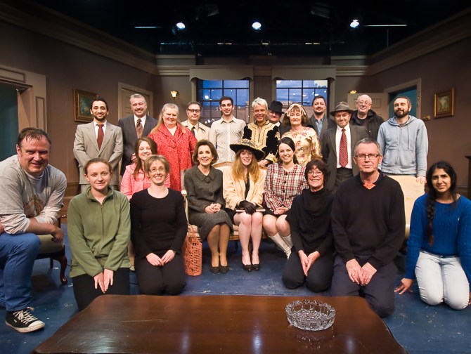 Almost the entire gang here - cast and production crew!